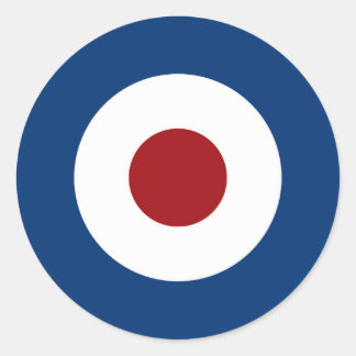 Mod Bullseye Archery Target Classic Round Sticker