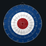 Mod Bullseye Archery Target Dartboard<br><div class="desc">Mod Bullseye Archery Target in Red White and Blue</div>