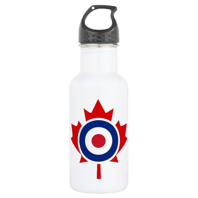Mod Canada Curling Hockey Target 532 Ml Water Bottle (Front)