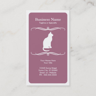 mod cat business card