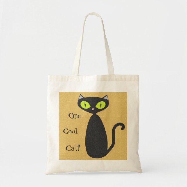 Mod Cat Tote - One Cool Cat! Bag (Front)