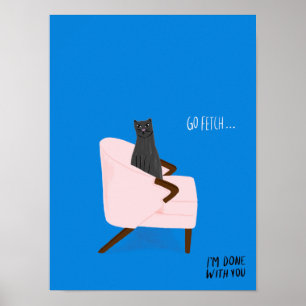 Mod Cats - Go Fetch Poster