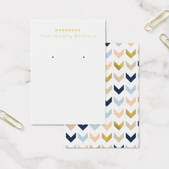 Mod Chevron Earring Display Cards (Office)