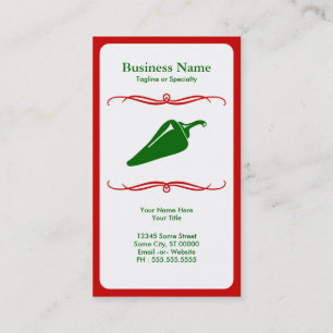 mod chilli pepper business card
