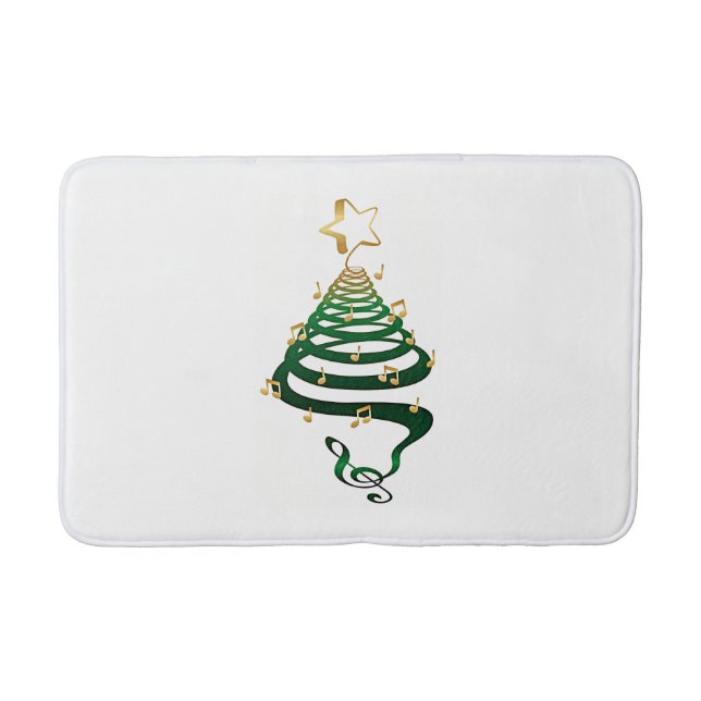 *MOD CHRISTMAS TREE BATH MAT* MATCHING ACCESSORIES MAT (Front)