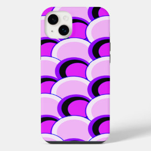 Mod Circles Pink and Purple iPhone 14 Plus Case