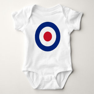 Mod - Classic Roundel - Bullseye Archery Target Baby Bodysuit
