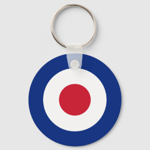 Mod - Classic Roundel - Bullseye Archery Target Key Ring