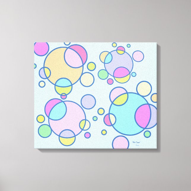 Mod Cosmic on canvas Print (Front)