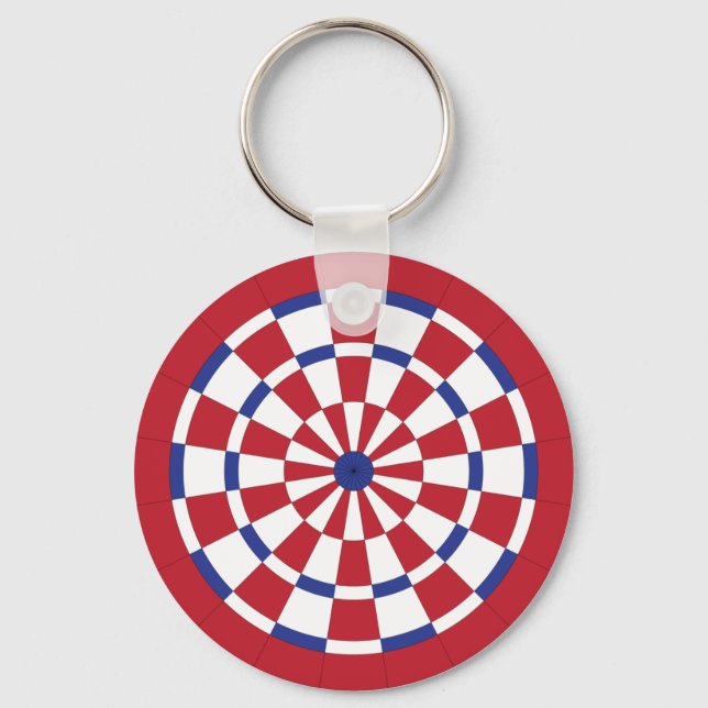 Mod Dartboard Key Ring (Front)