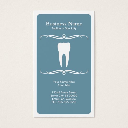 mod dental business card