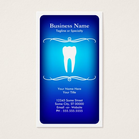 mod dental business card