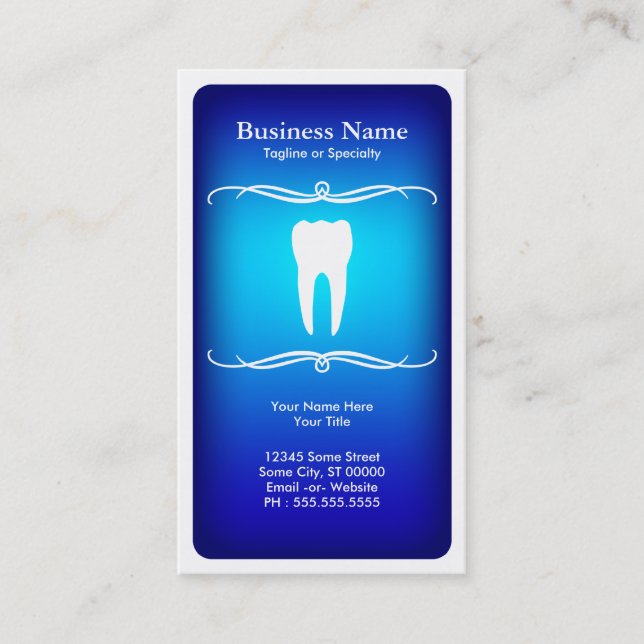 mod dental business card (Front)