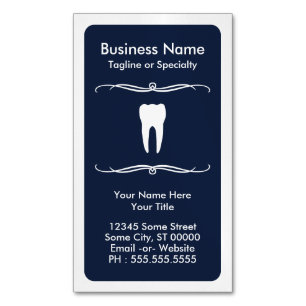 Mod Dentist Magnetic Business Card