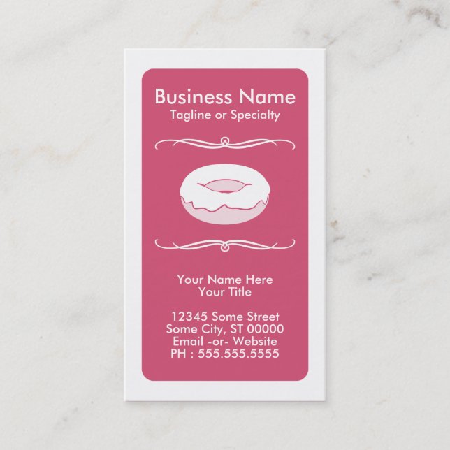 mod doughnuts loyalty card (Front)