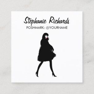 Mod Fashion Girl Boutique, Poshmark Seller Square Business Card