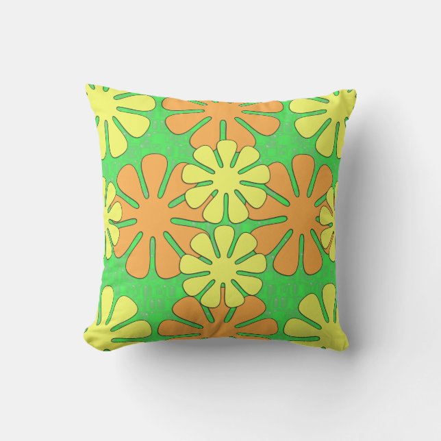Mod Flower Design Cushion (Front)