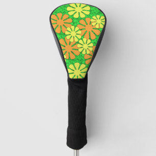 Mod Flower Design Golf Head Cover