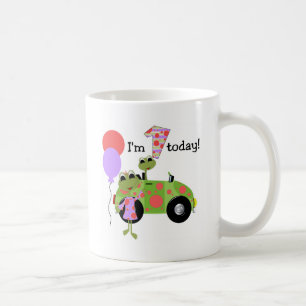 Mod Frogs 1st Birthday Coffee Mug