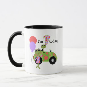 Mod Frogs 1st Birthday Mug