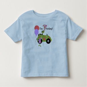 Mod Frogs 1st Birthday Toddler T-Shirt