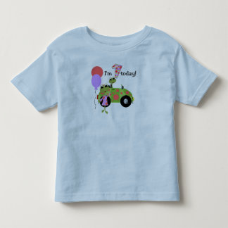 Mod Frogs 1st Birthday Toddler T-Shirt
