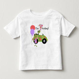 Mod Frogs 1st Birthday Toddler T-Shirt