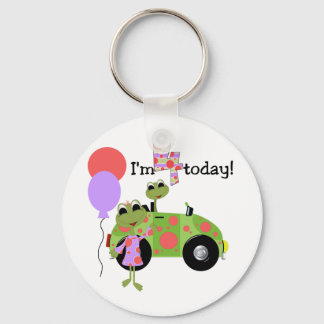 Mod Frogs 4th Birthday Tshirts and Gifts Key Ring