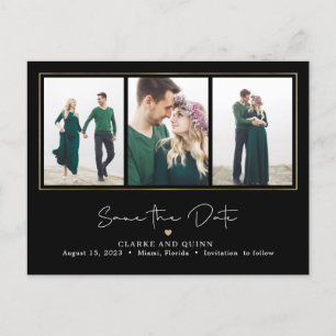 Mod Gallery EDITABLE COLOR Save The Date Postcard