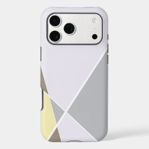 Mod Geometric Criss Cross Zen Neutral Grey Blocks