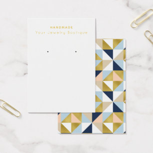 Mod Geometric Earring Display Cards