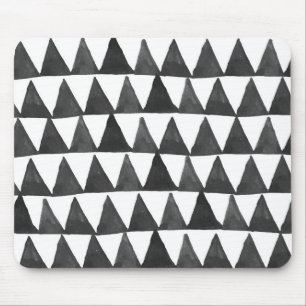 Mod Geometric Triangles Mouse Pad
