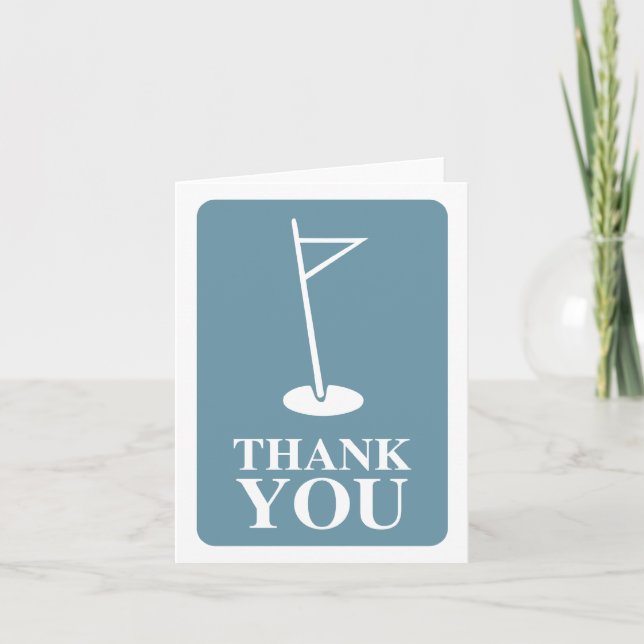 mod golf : thank you card (Front)
