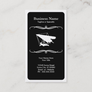 mod hang gliding business card