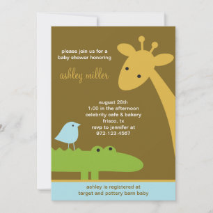 Mod Jungle Invitations