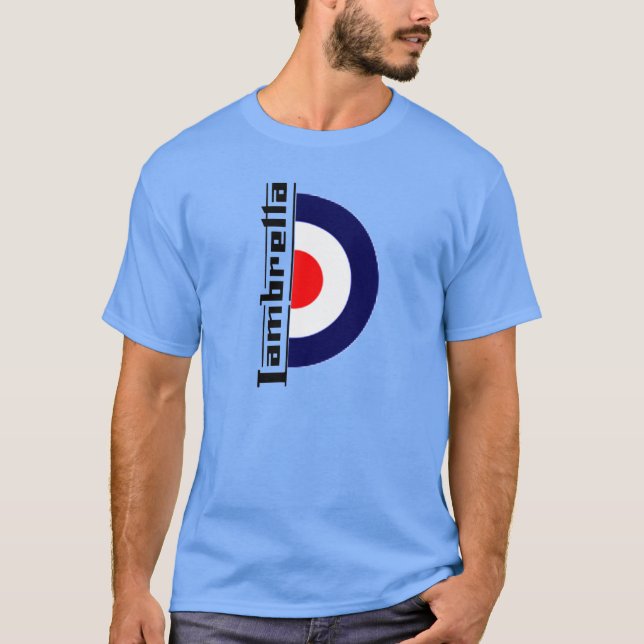 Mod Lambretta Retro T-shirt (Front)