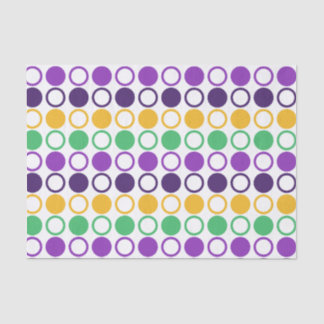 Mod Mardi Gras Dots Tissue Paper