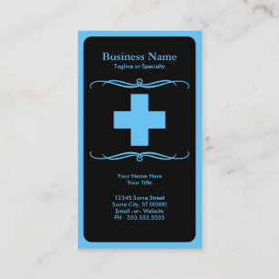 mod medical cross business card