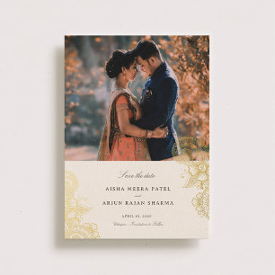 Mod Mehandi Wedding Save the Date