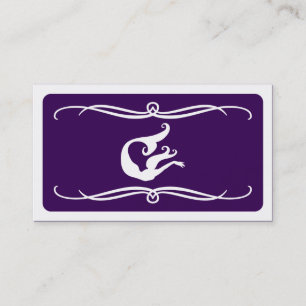 mod mermaid (colour customisable) business card