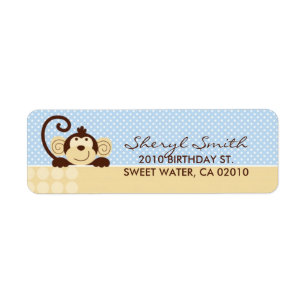 Mod Monkey Return Label