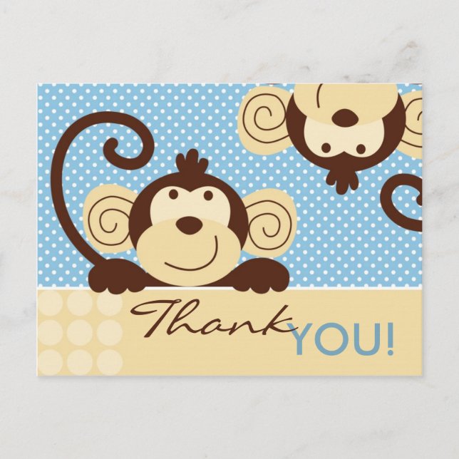 Mod Monkey TY Postcard (Front)