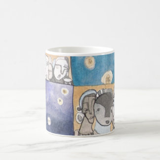 MOD MUG #19 Abstract Faces and Stars Torrant Art