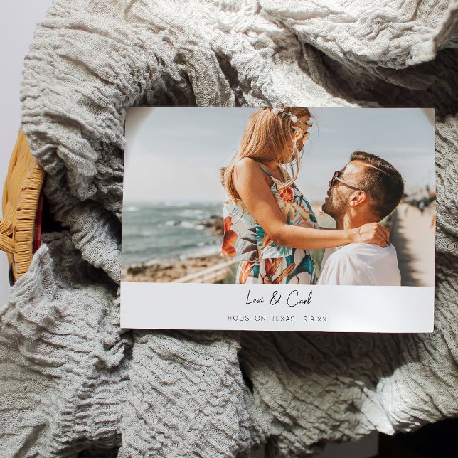 MOD Para Photo Horizontal Save the Date Invitation (Creator Uploaded)