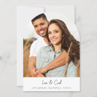 MOD Para Photo Vertical Save the Date Arc