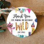 Mod Party Animals Kid's Birthday Party Favour Tags<br><div class="desc">Make your child's birthday WILD with these Mod Party Animals birthday party favour tags. This design features some super hip cats and a colourful leopard print background. Perfect for your cool cat's party. The modern inspired design adds a playful and inviting atmosphere to the party. These templates simplify party planning...</div>