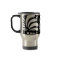 Mod personalised black swirls travel coffee mug