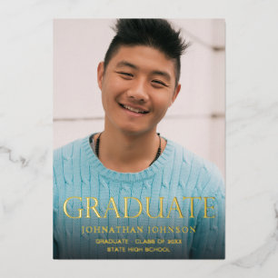 Mod Photo Graduation Party Vertical