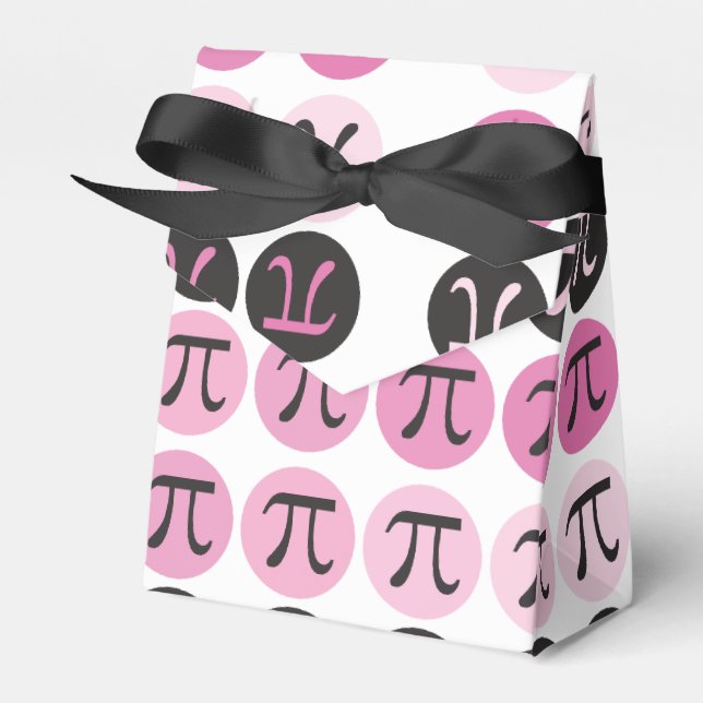 Mod Pi  - Pink Pi Favour Box (Front Side)