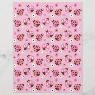 Pink Baby Scrapbook Paper